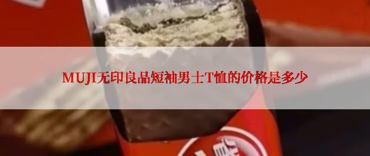 MUJI无印良品短袖男士T恤的价格是多少