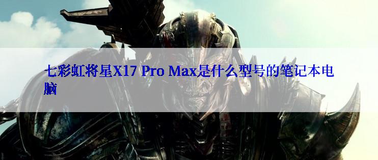 七彩虹将星X17 Pro Max是什么型号的笔记本电脑