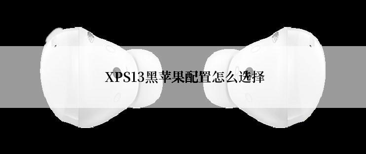  XPS13黑苹果配置怎么选择