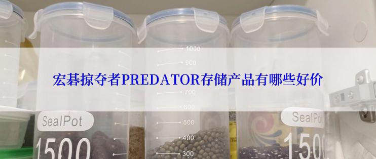 宏碁掠夺者PREDATOR存储产品有哪些好价