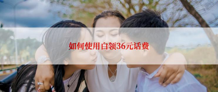 如何使用白领36元话费