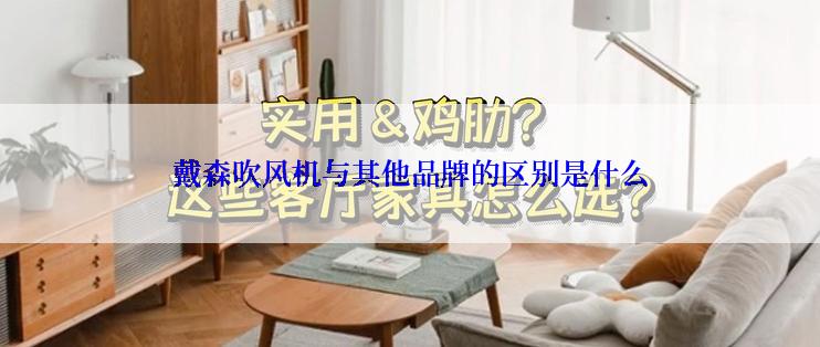 戴森吹风机与其他品牌的区别是什么