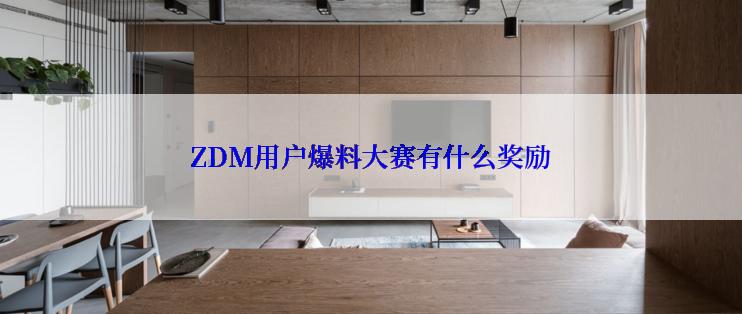 ZDM用户爆料大赛有什么奖励