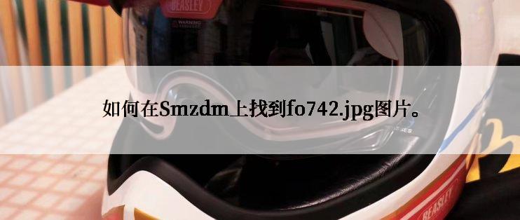 如何在Smzdm上找到fo742.jpg图片。