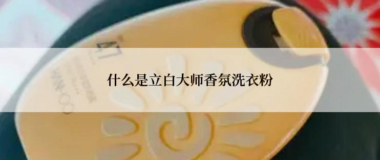 什么是立白大师香氛洗衣粉