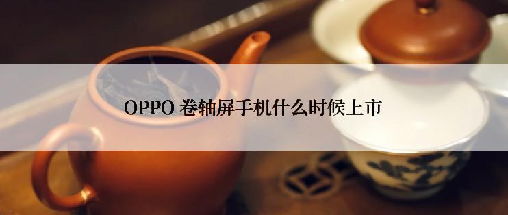 OPPO 卷轴屏手机什么时候上市