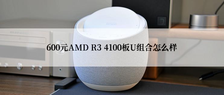 600元AMD R3 4100板U组合怎么样