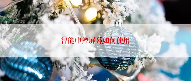 智能中控屏幕如何使用