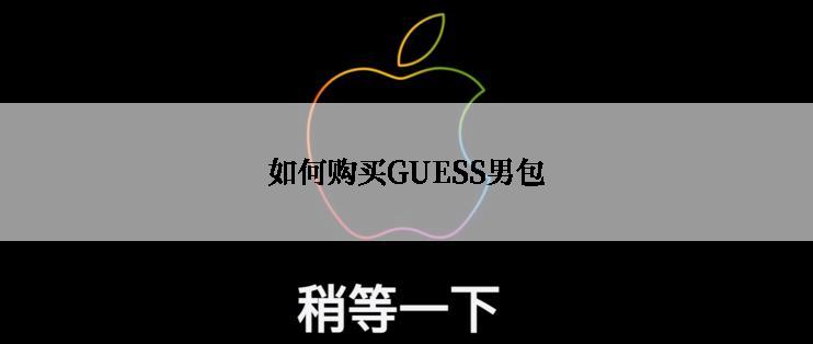 如何购买GUESS男包