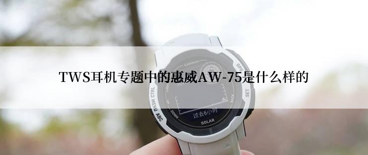 TWS耳机专题中的惠威AW-75是什么样的