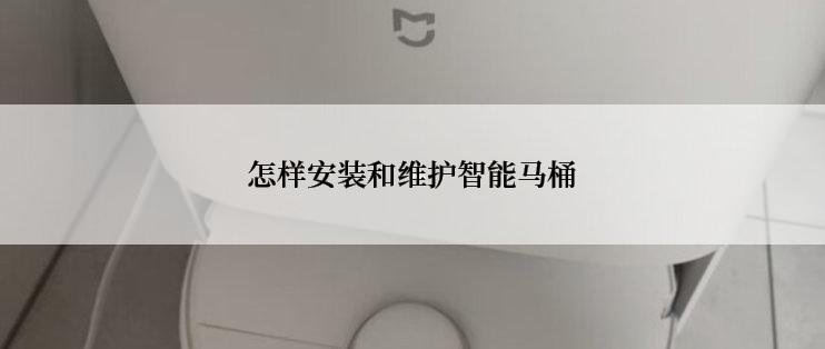 怎样安装和维护智能马桶