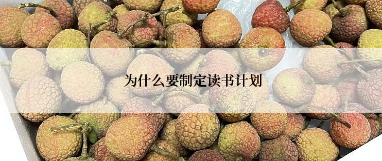  为什么要制定读书计划