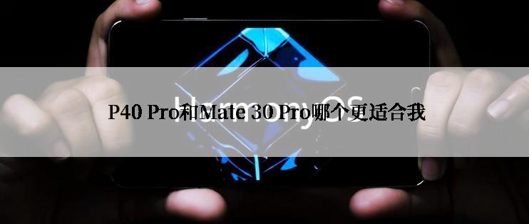  P40 Pro和Mate 30 Pro哪个更适合我