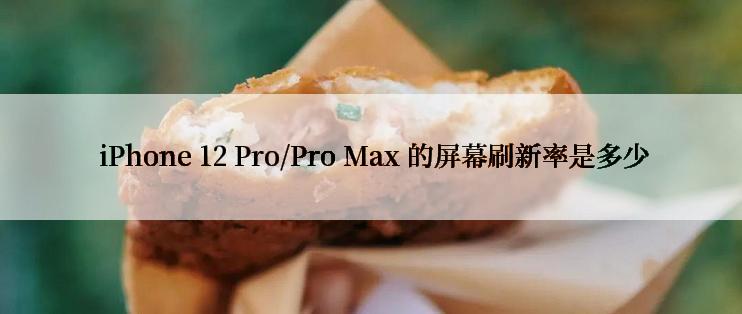  iPhone 12 Pro/Pro Max 的屏幕刷新率是多少