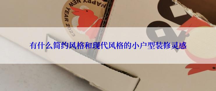 有什么简约风格和现代风格的小户型装修灵感