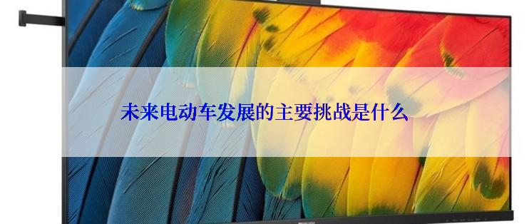 未来电动车发展的主要挑战是什么