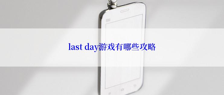 last day游戏有哪些攻略