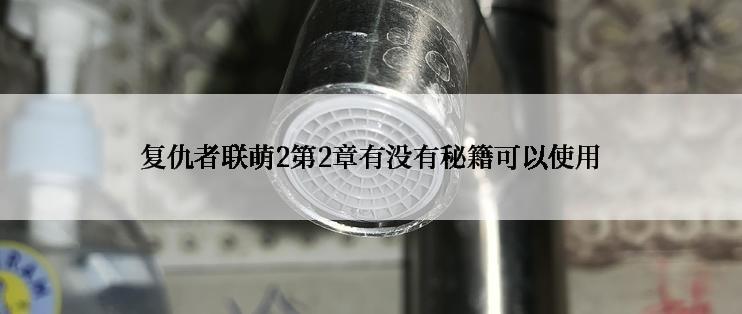 复仇者联萌2第2章有没有秘籍可以使用