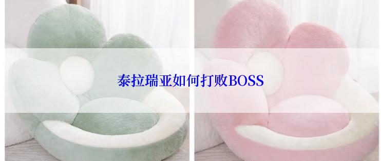 泰拉瑞亚如何打败BOSS