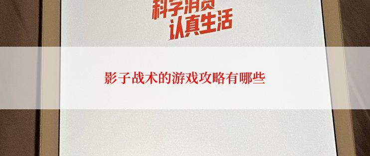 影子战术的游戏攻略有哪些