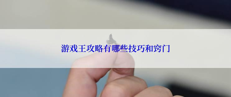 游戏王攻略有哪些技巧和窍门