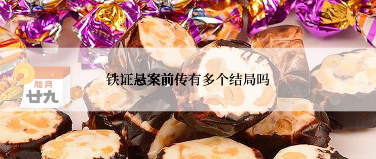 铁证悬案前传有多个结局吗