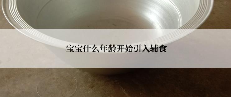  宝宝什么年龄开始引入辅食