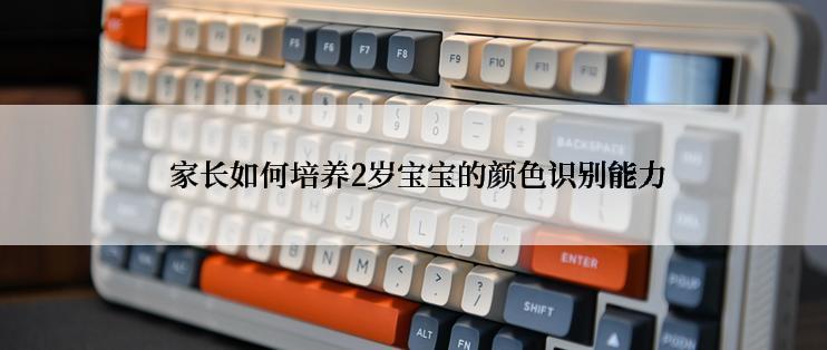  家长如何培养2岁宝宝的颜色识别能力