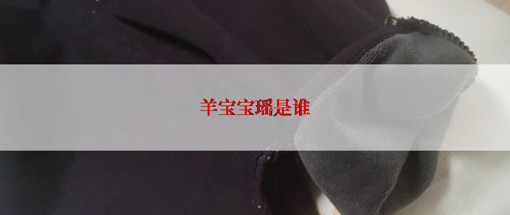 羊宝宝瑶是谁