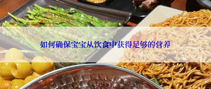 如何确保宝宝从饮食中获得足够的营养