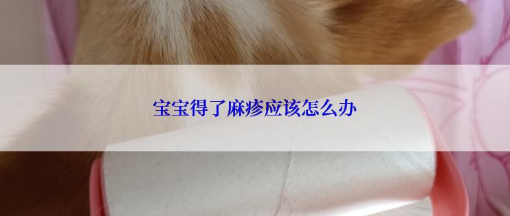 宝宝得了麻疹应该怎么办