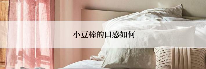  小豆棒的口感如何