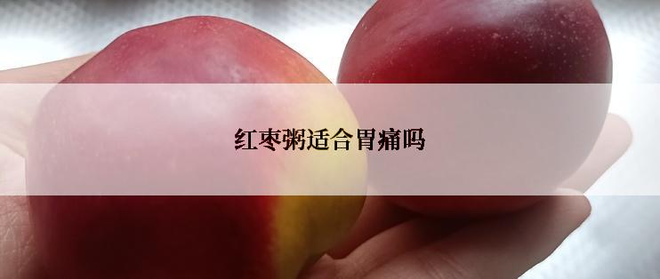 红枣粥适合胃痛吗