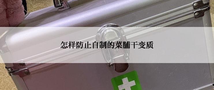 怎样防止自制的菜脯干变质