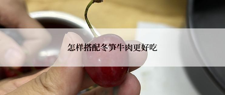 怎样搭配冬笋牛肉更好吃