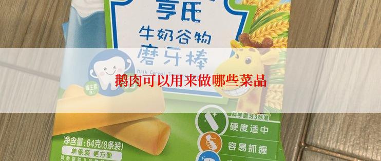 鹅肉可以用来做哪些菜品