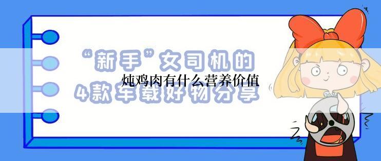 炖鸡肉有什么营养价值