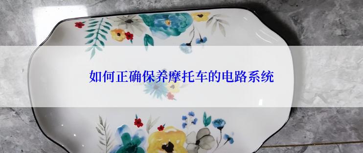 如何正确保养摩托车的电路系统