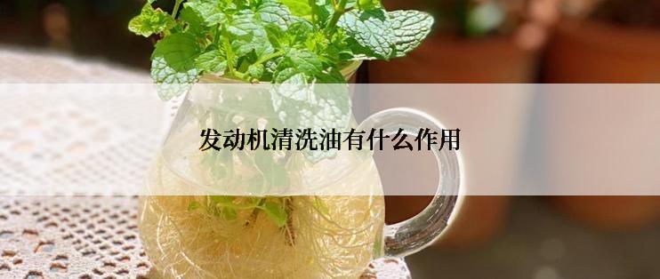 发动机清洗油有什么作用