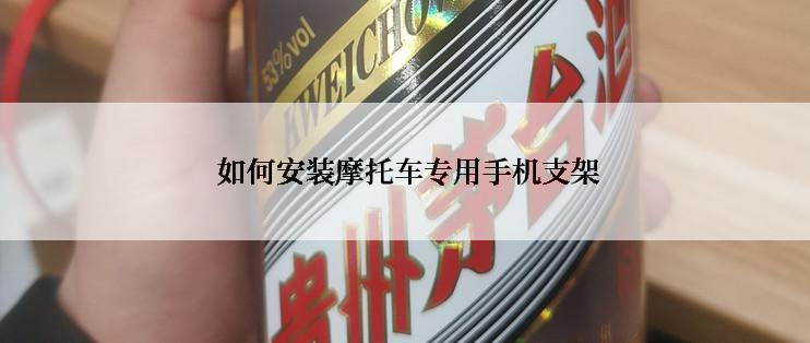  如何安装摩托车专用手机支架