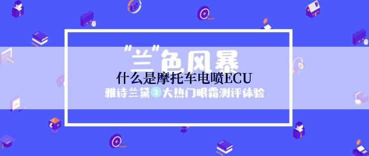 什么是摩托车电喷ECU