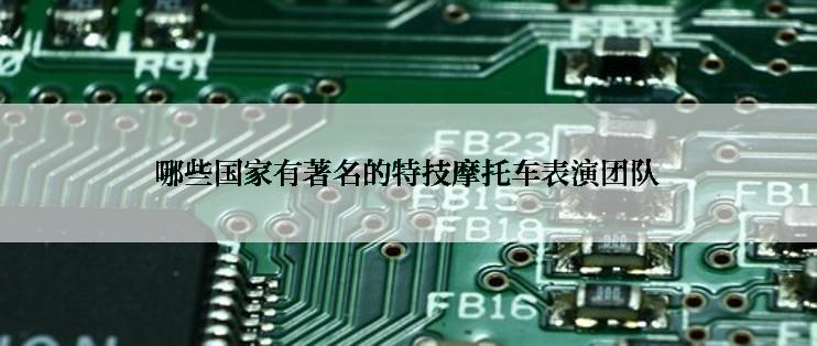 哪些国家有著名的特技摩托车表演团队