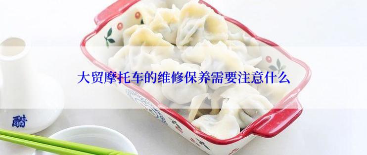 大贸摩托车的维修保养需要注意什么