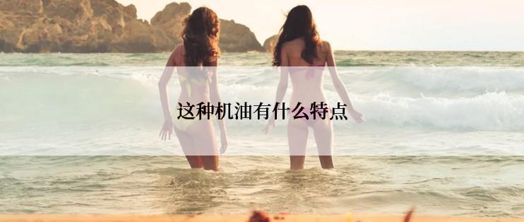 这种机油有什么特点